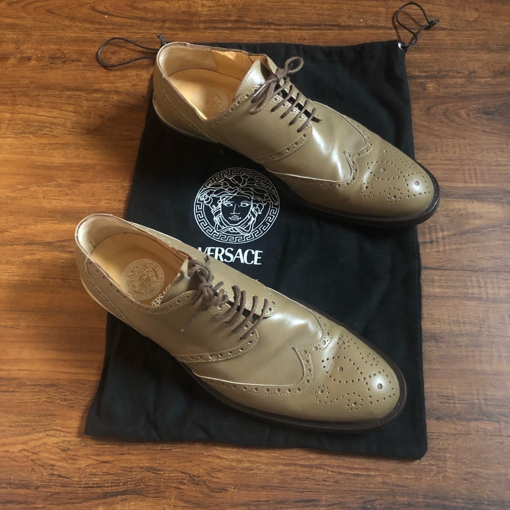 Versace Wingtip Oxfords